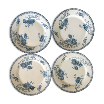 Assiettes terre de fer Manufacture Sarreguemines