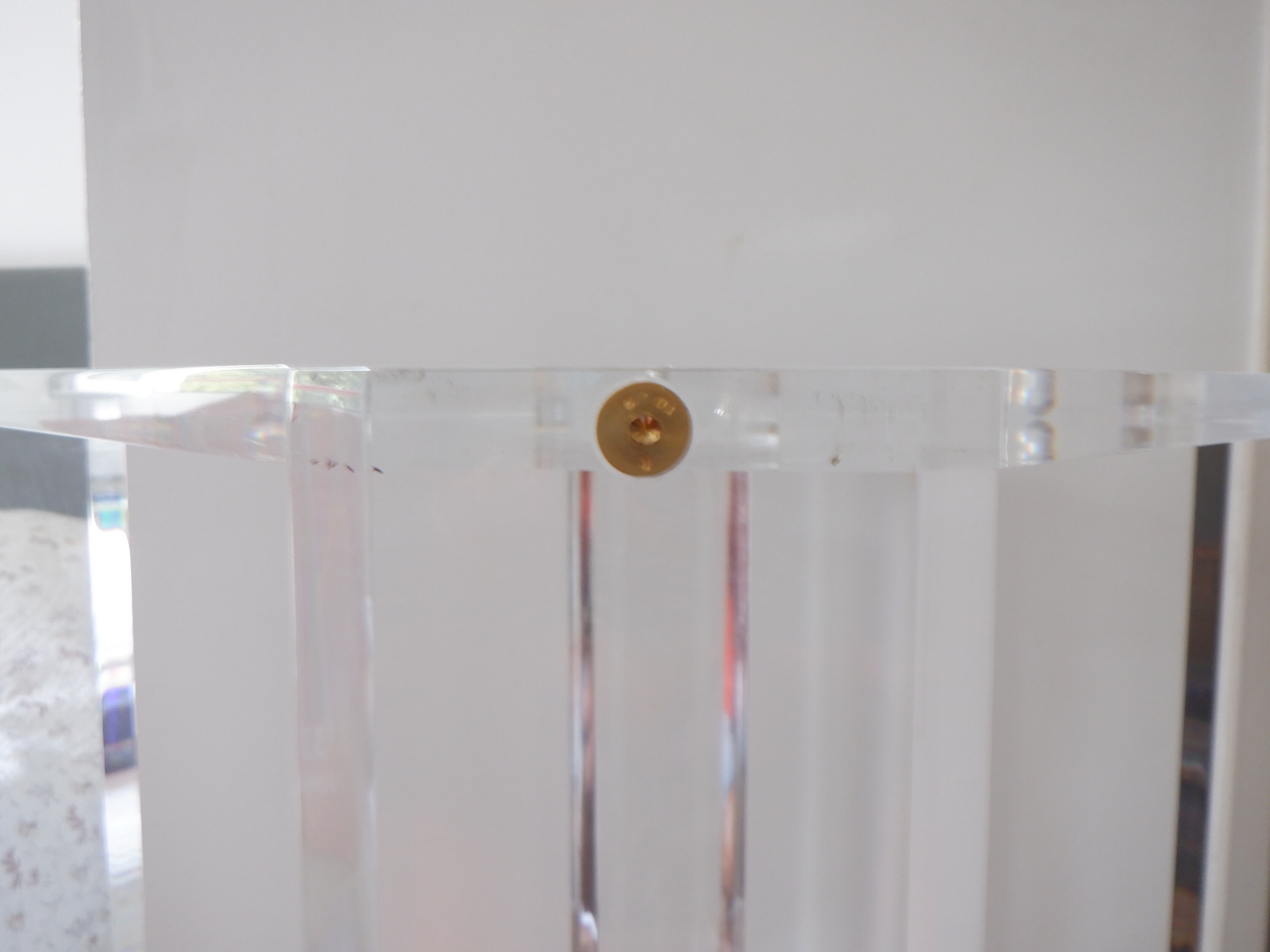 Plexiglas saddle David Lange