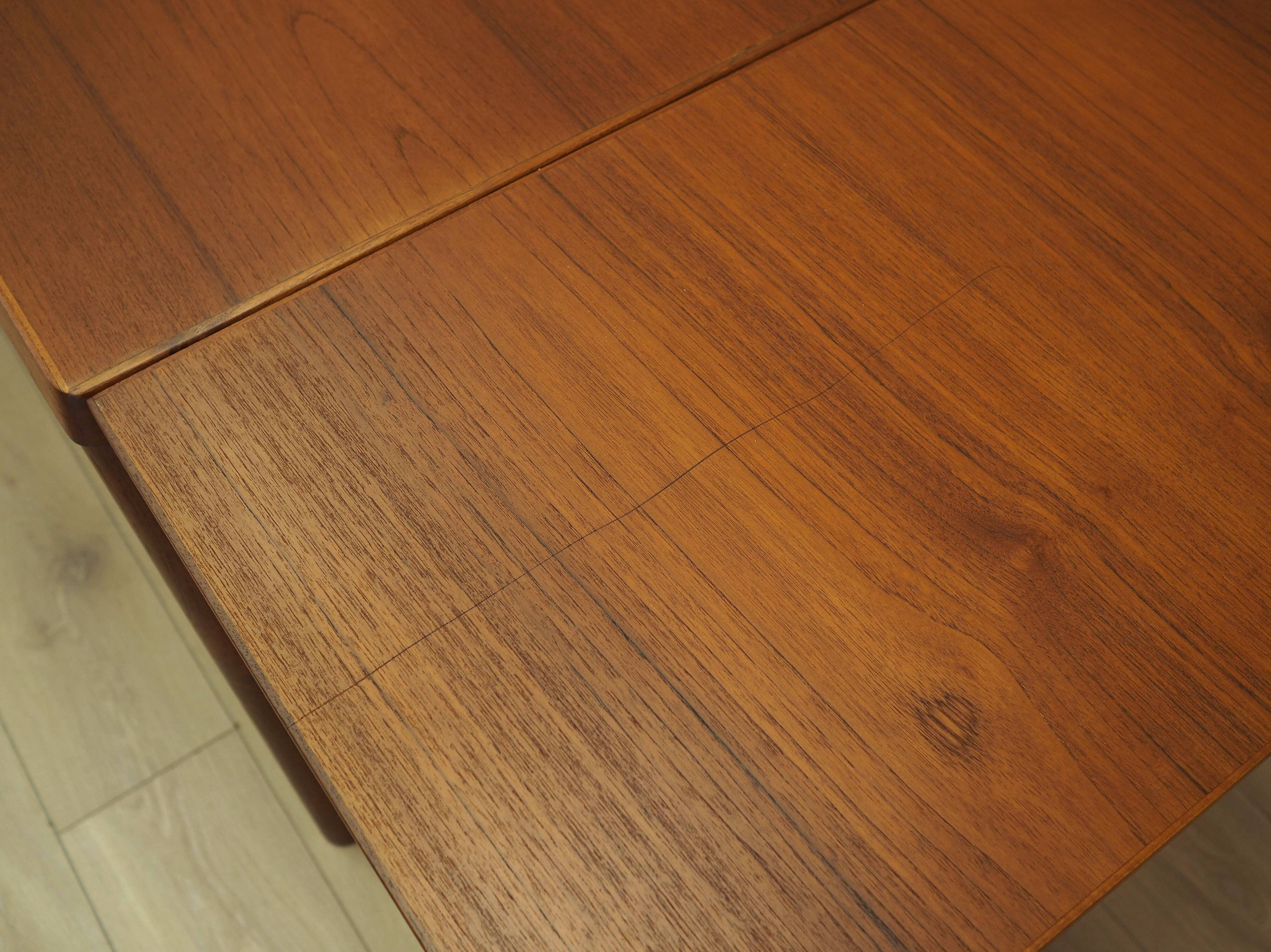 Teak extending dining table Henning Kjærnulf, Vejle, 1960s