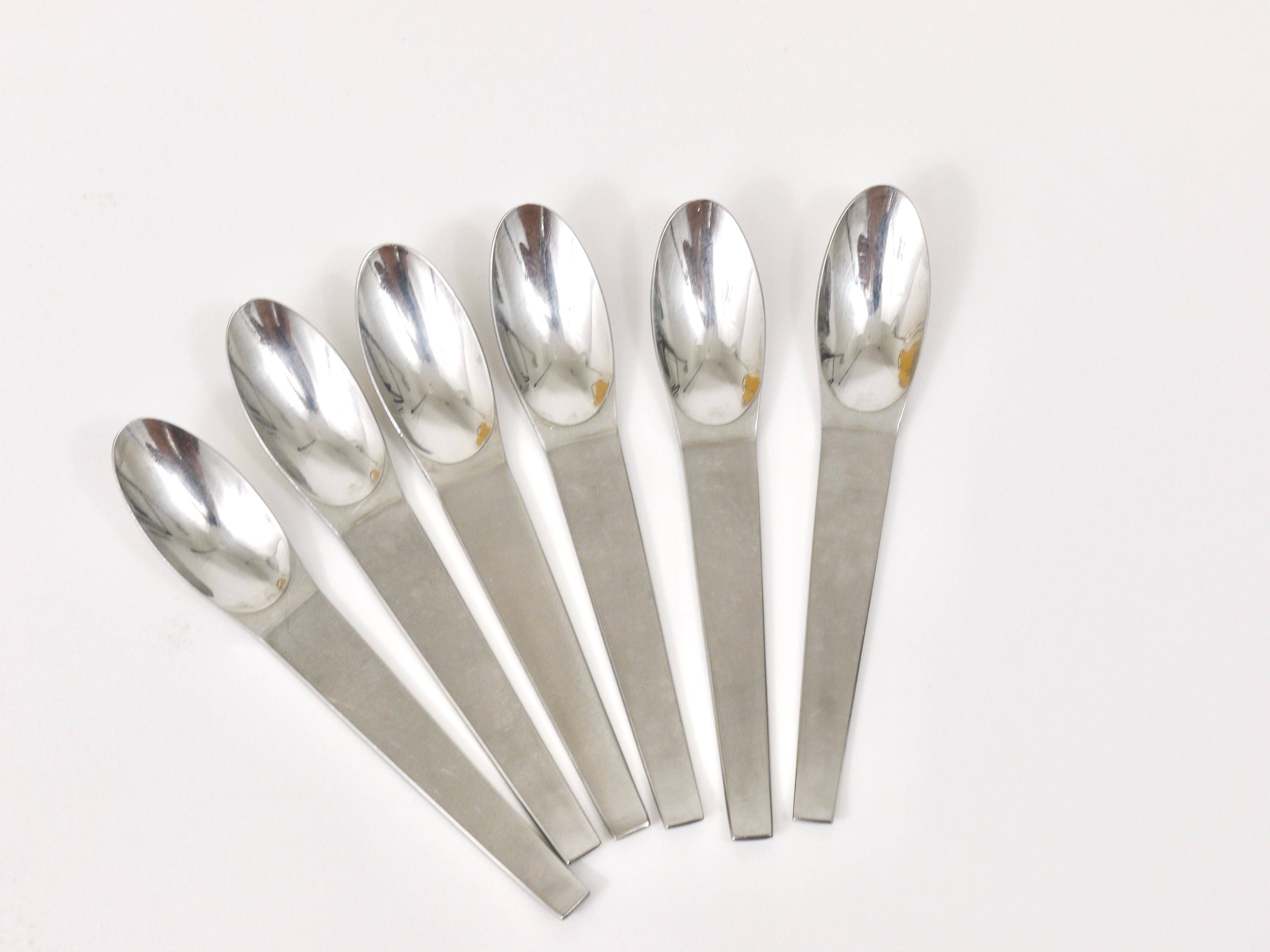 Carl Auböck 2060 Cutlery, 42 pcs., Complete for 6 People, Hammered Austria, 1950