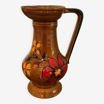 Pichet, carafe en grès vernissé vintage