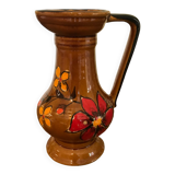Pichet, carafe en grès vernissé vintage