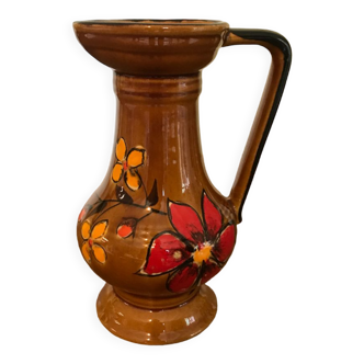 Pichet, carafe en grès vernissé vintage