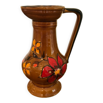 Pichet, carafe en grès vernissé vintage