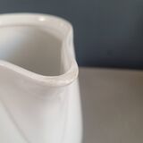 Large white porcelain pitcher 2L