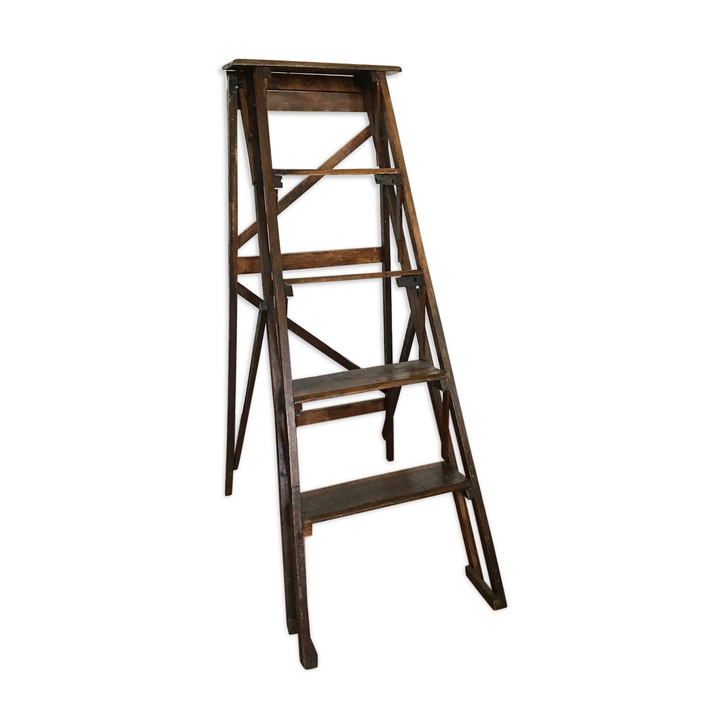 Old library stepladder