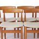 Set of 6 dining chairs in teak by Farsö Stolefabrik Denmark 1960s