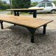 Grande table basse en bois