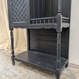 Black antique shelf