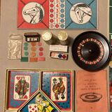 Mallette de jeux de société RACHEZ années 1960/70 made in France