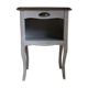 Chevet patiné gris bois