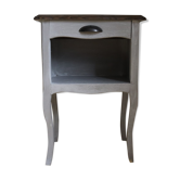 Chevet patiné gris bois