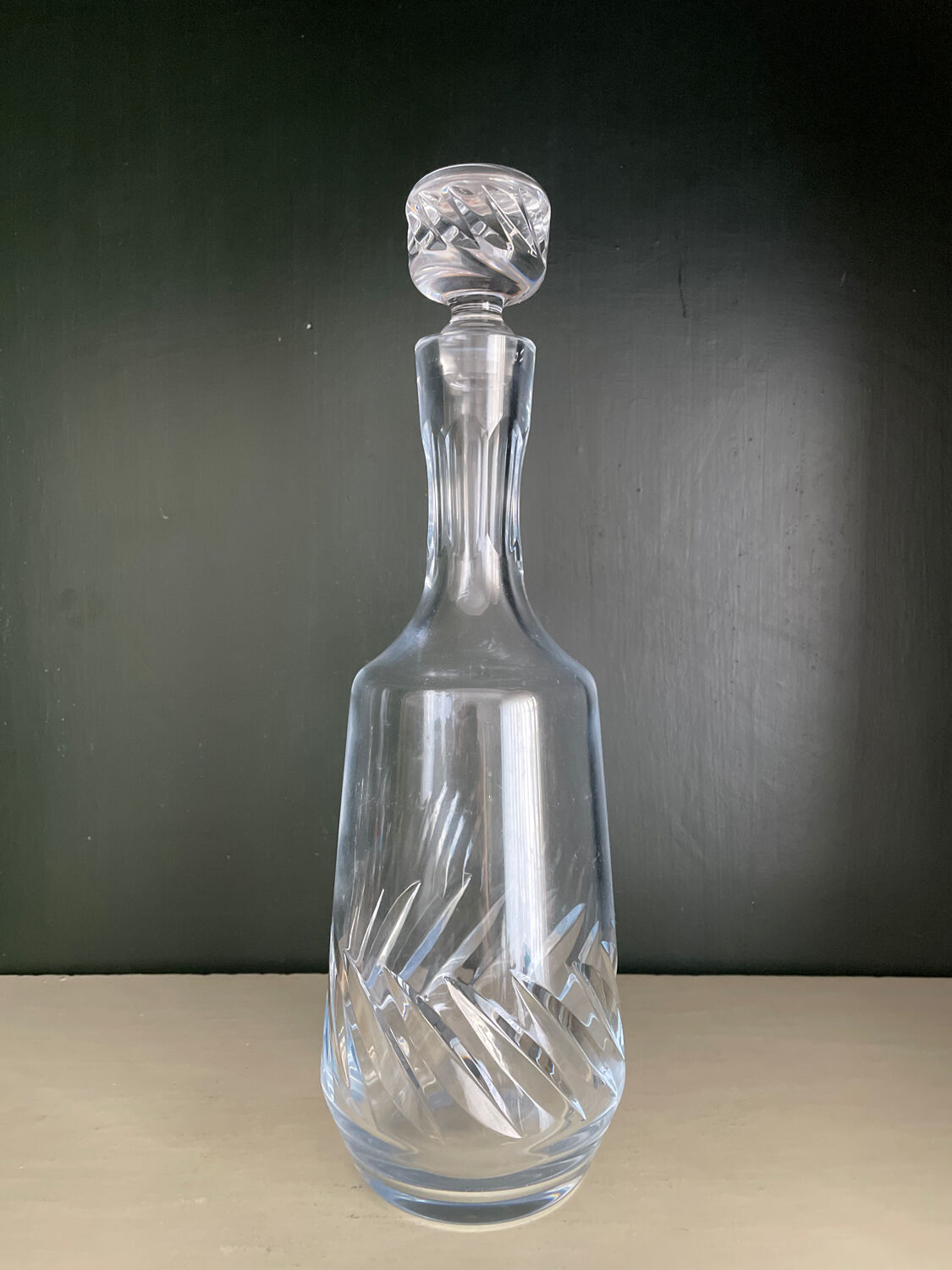 Antique crystal decanter