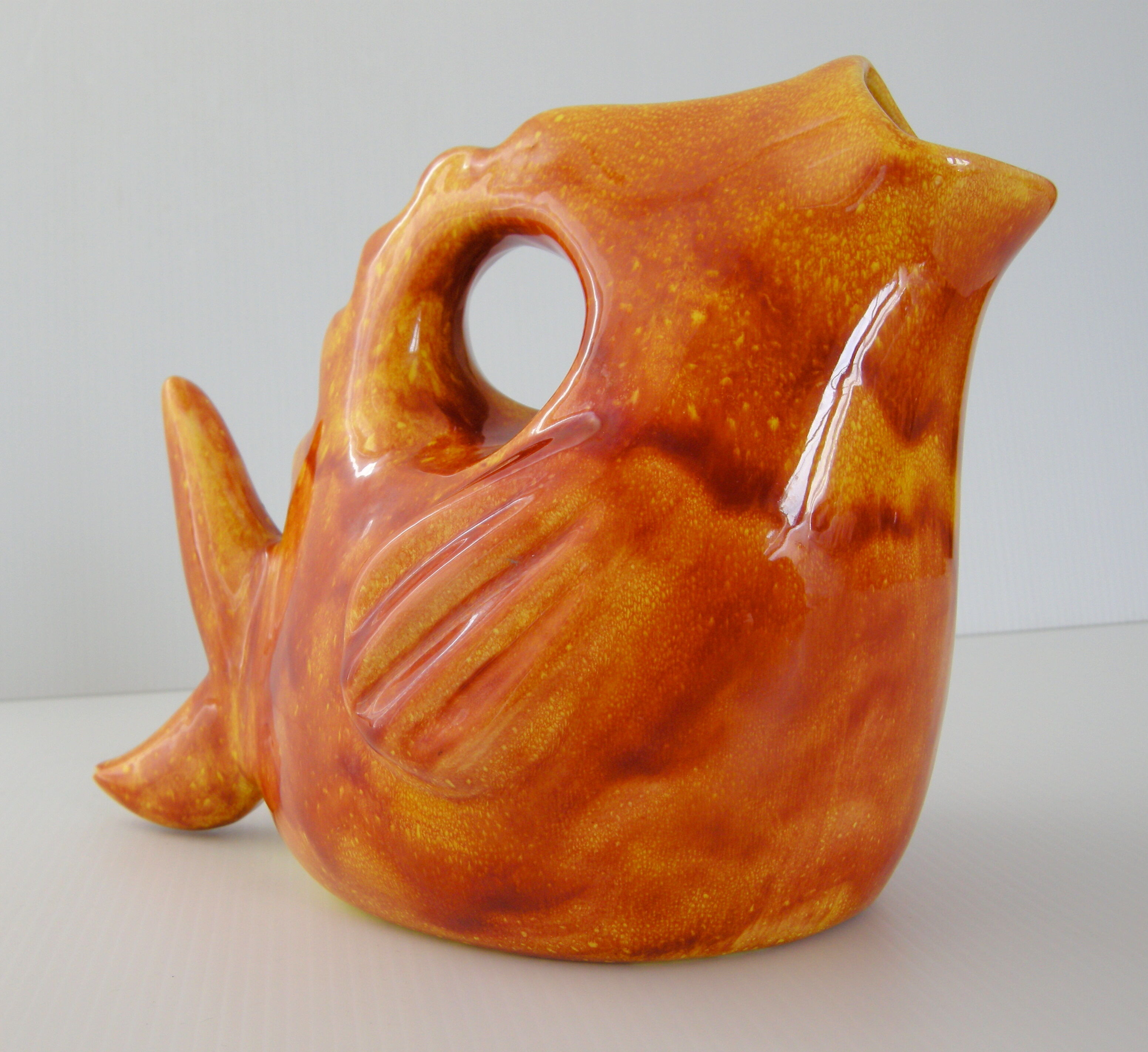 Vintage fish vase 1950