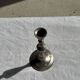 Antique silver-plated candlestick with a baluster shaft H21 D9.5