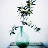 Green demijohn 5 liters