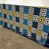 Large format vintage crochet blanket