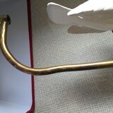 Triple white ceramic dove lamp