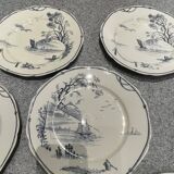 6 earthenware plates