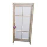 Armoire, bonnetière en pin
