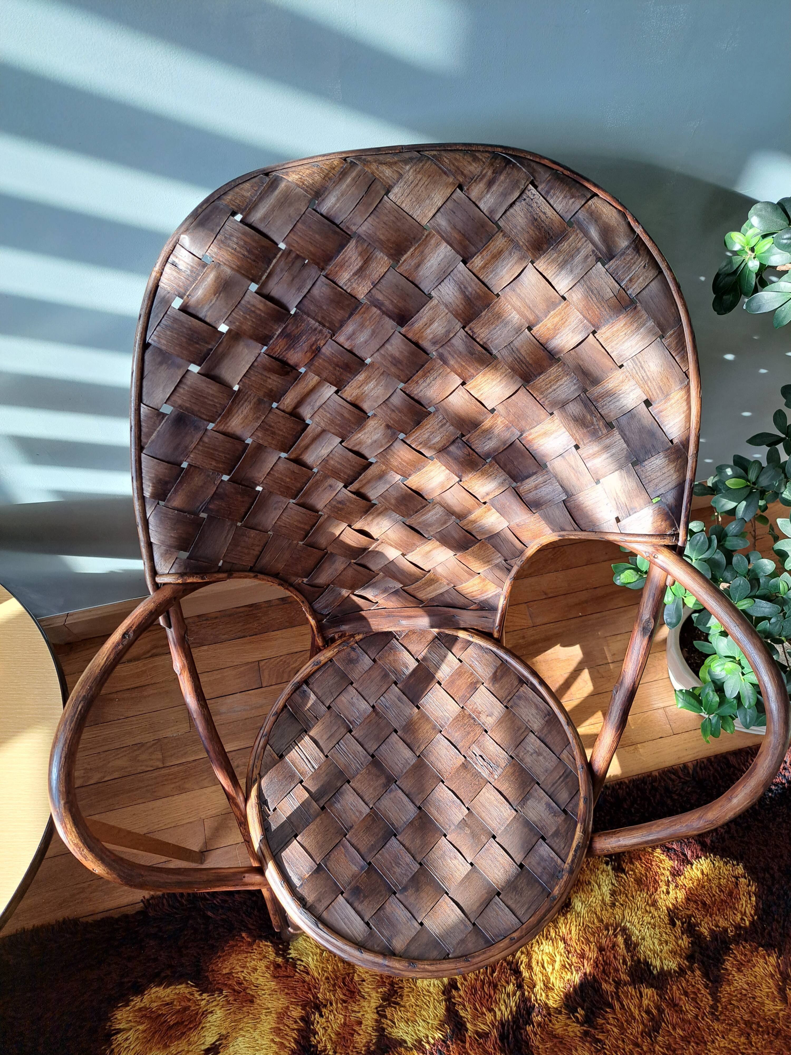 Chestnut armchair from Limousin