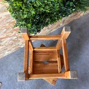 set of 3 stools in the style of the Perriand arches, in rush