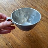 3 military aluminum cups, antique