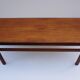 Table basse extensible teck rétro années 1960