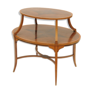 Table à thé en marqueterie