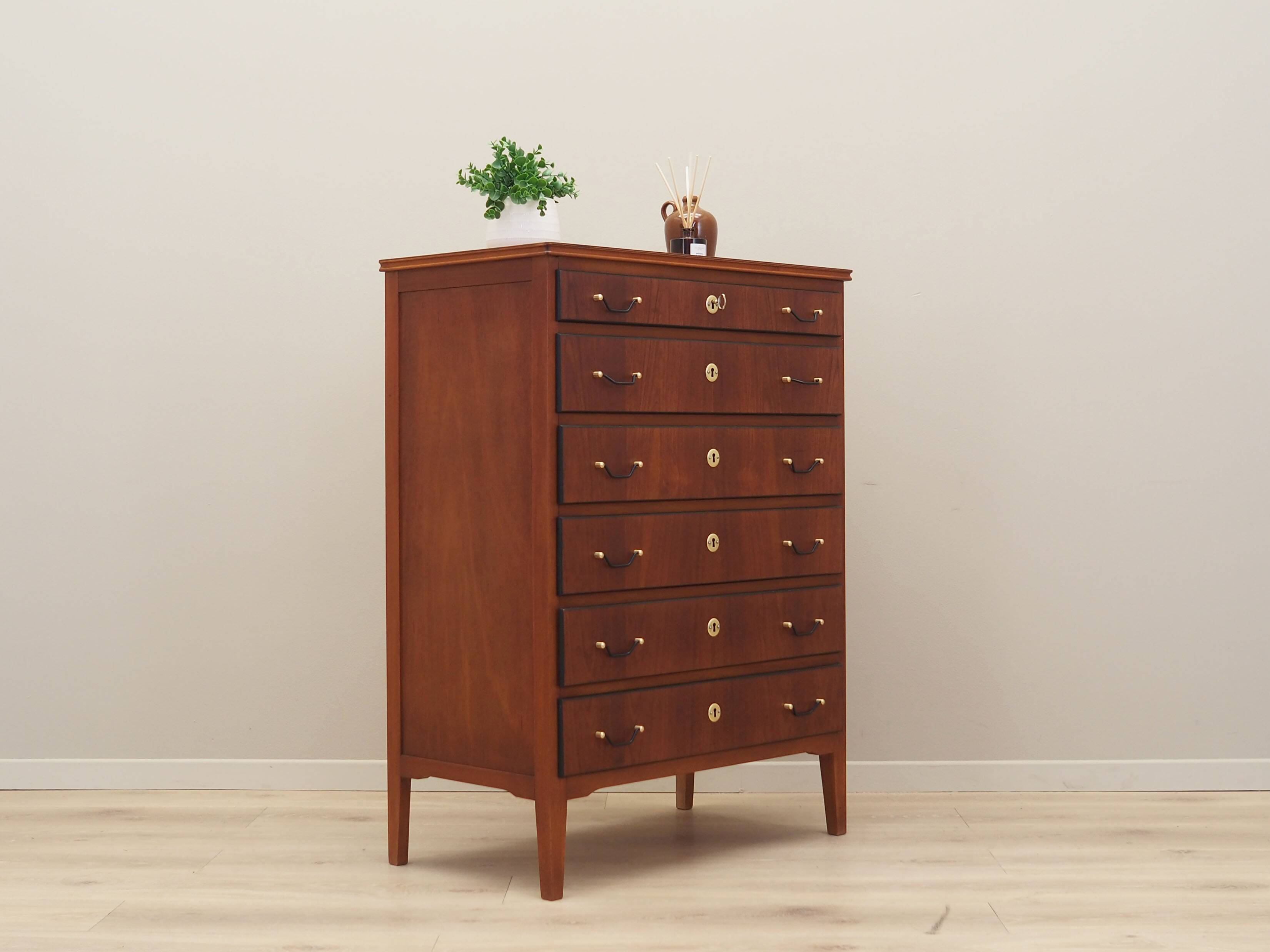 Teak chest of drawers, Danish design, 1970s, made in Denmark