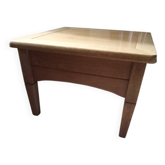 Light solid oak coffee table
