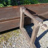 Pair of antique church pews