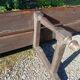 Pair of antique church pews