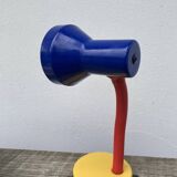 Tricolor metal desk lamp 1980
