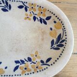 Ravier in earthenware floral pattern