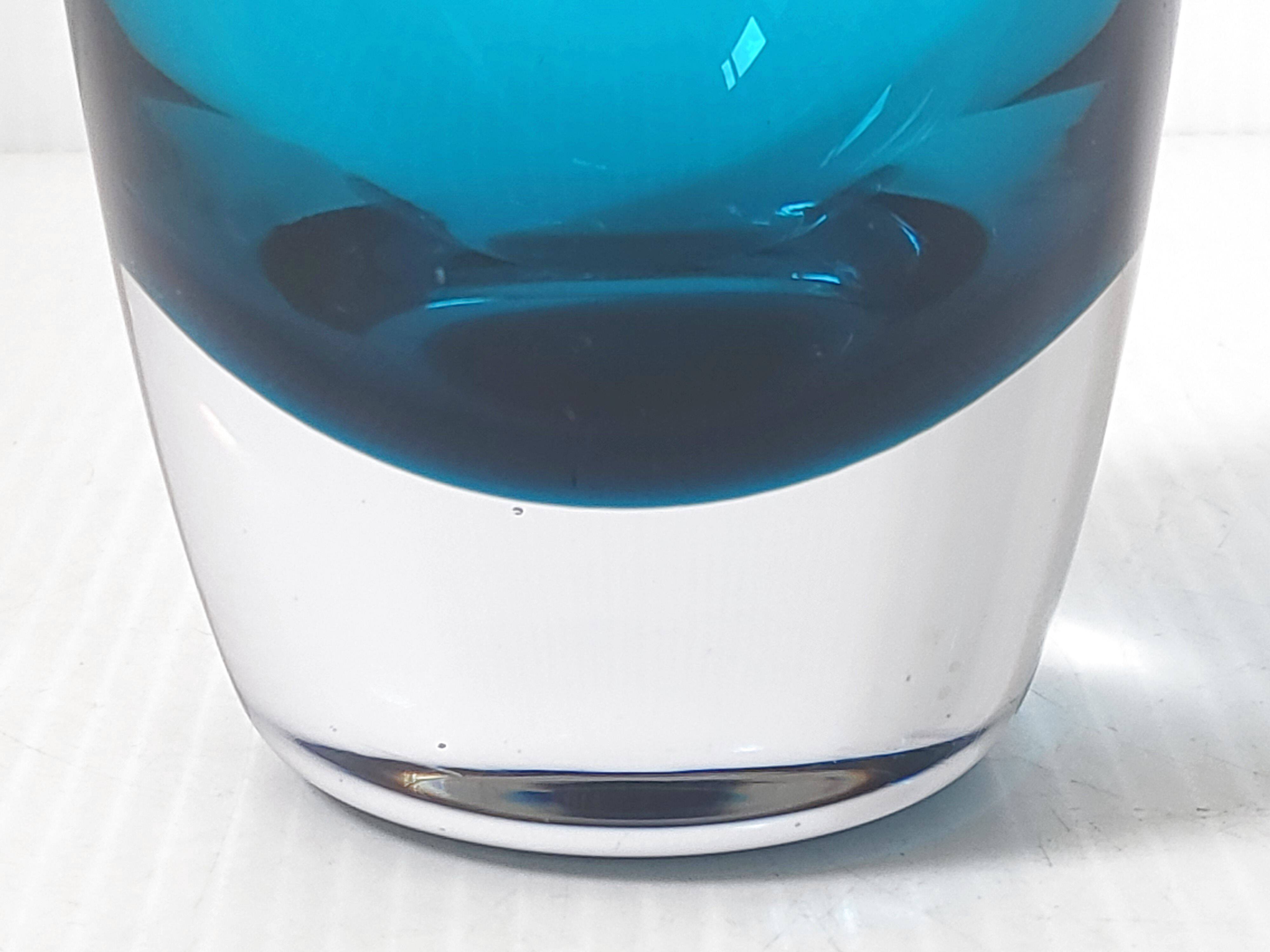 Vintage crystal vase from Vannes 1960