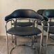 Series of 4 Italian armchairs by Otto Gerdau 70s