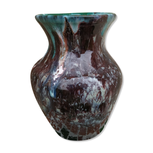 vase en grès émaillé