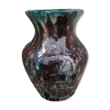 Vase en grès émaillé de la puisaye