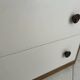 Vintage chest of drawers in wenge wood with 6 drawers.