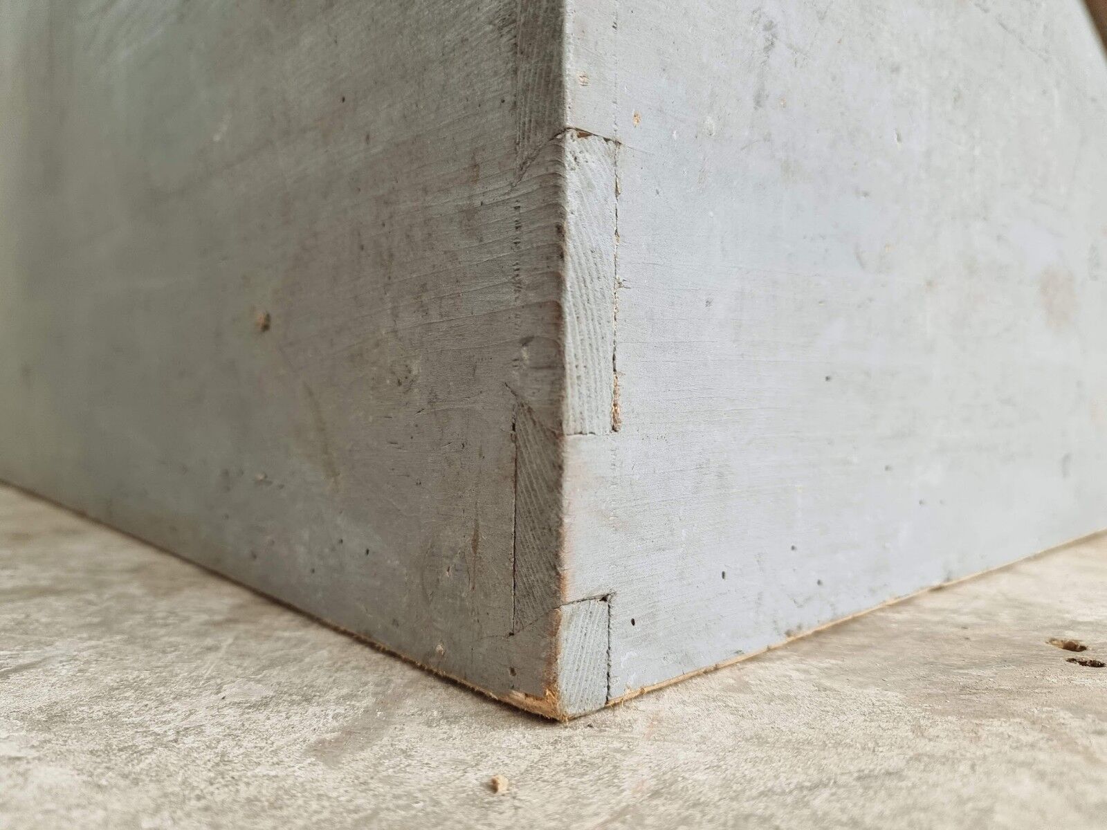 Old table display case counter plant greenhouse 62 x 72 cm