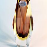 Sommerso Murano Three-Layer Vase – 1970s