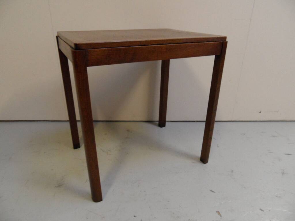 Art Deco oak sidetable