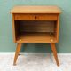 60s bedside table, compass feet