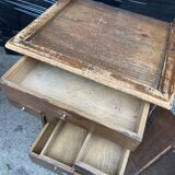 Vintage watchmaker's workshop cabinet