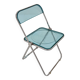 Blue Plia Chair by Giancarlo Piretti for Castelli, 1960