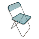 Chaise Plia Bleue par Giancarlo Piretti pour Castelli, 1960