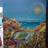Tableau de Zaza Noah " Les Salines"