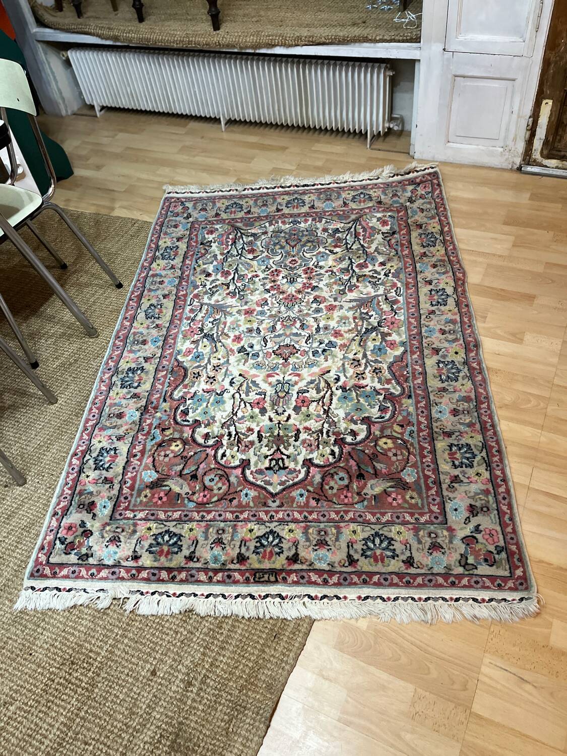 Oriental silk rug