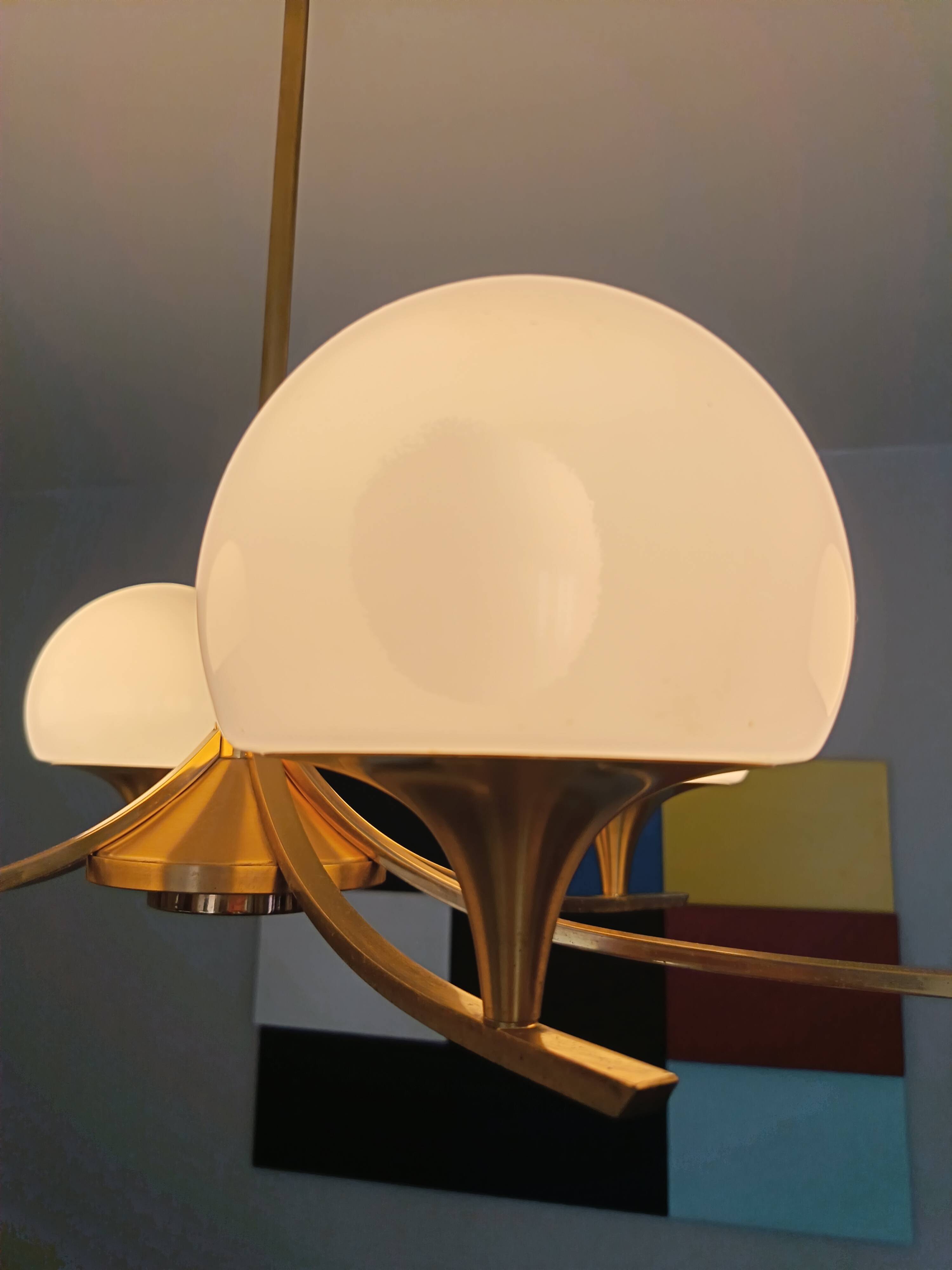 Chandelier par Gaetano Sciolari des années 1970